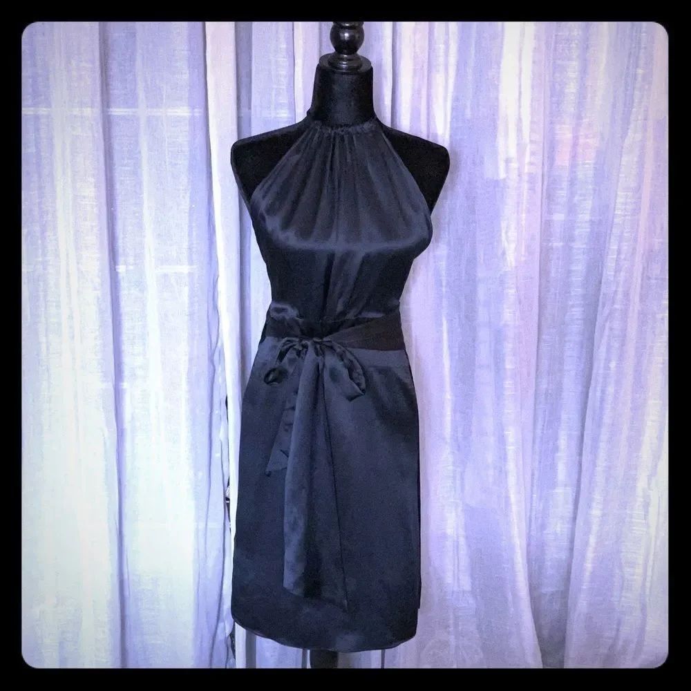 BCBGMAXAZRIA Black Wrap Dress